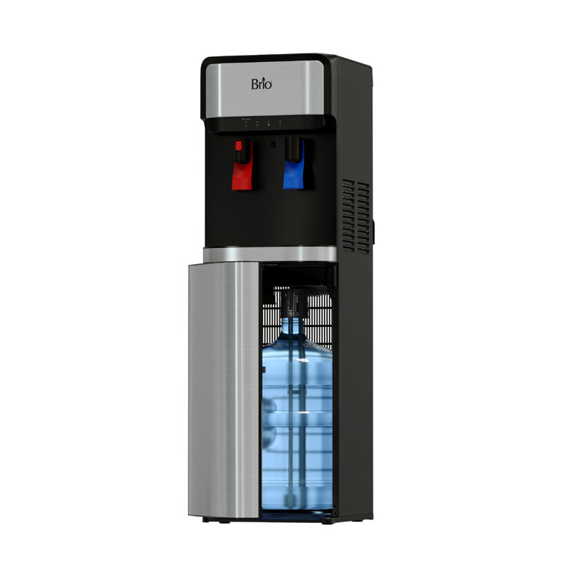 Distributeur d'eau chaude et froide électrique autoportant, Acier inoxydable
