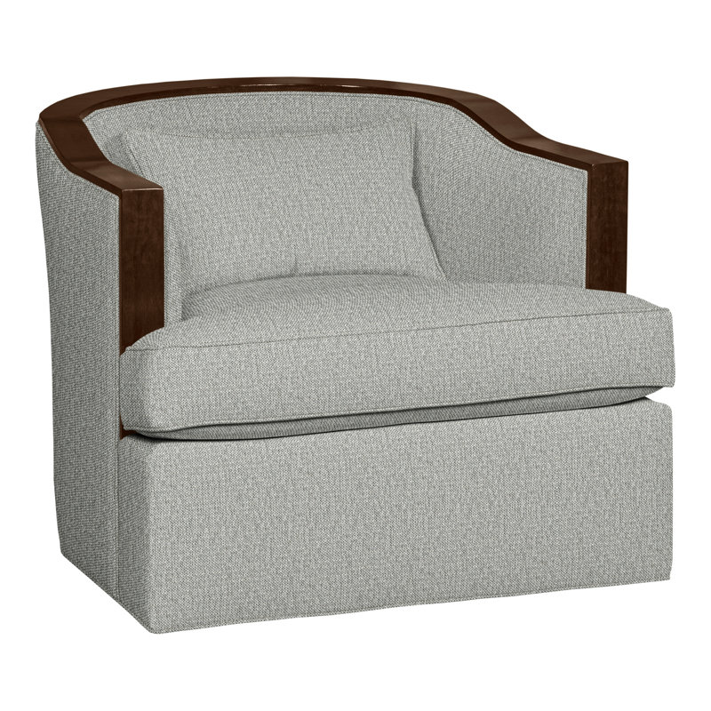 Fauteuil d'appoint pivotant Thom Filicia, Colombe Tarbee, Navajo