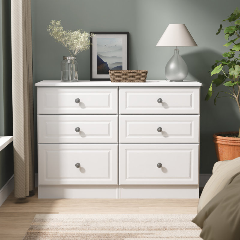 Fully Assembled Meansville 6 Drawer Chest