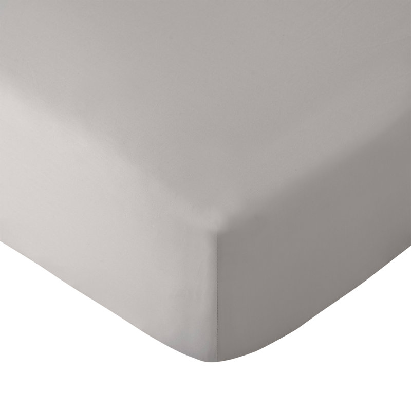 So Soft Non-Iron 30cm Depth Fitted Sheet, King, Grey