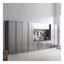 Armoire de garage murale de série Nova, gris métallique, avec portes et tiroirs à fermeture amortie
