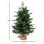 Stroud 24'' Faux Pine Tree in Wicker/Rattan Pot