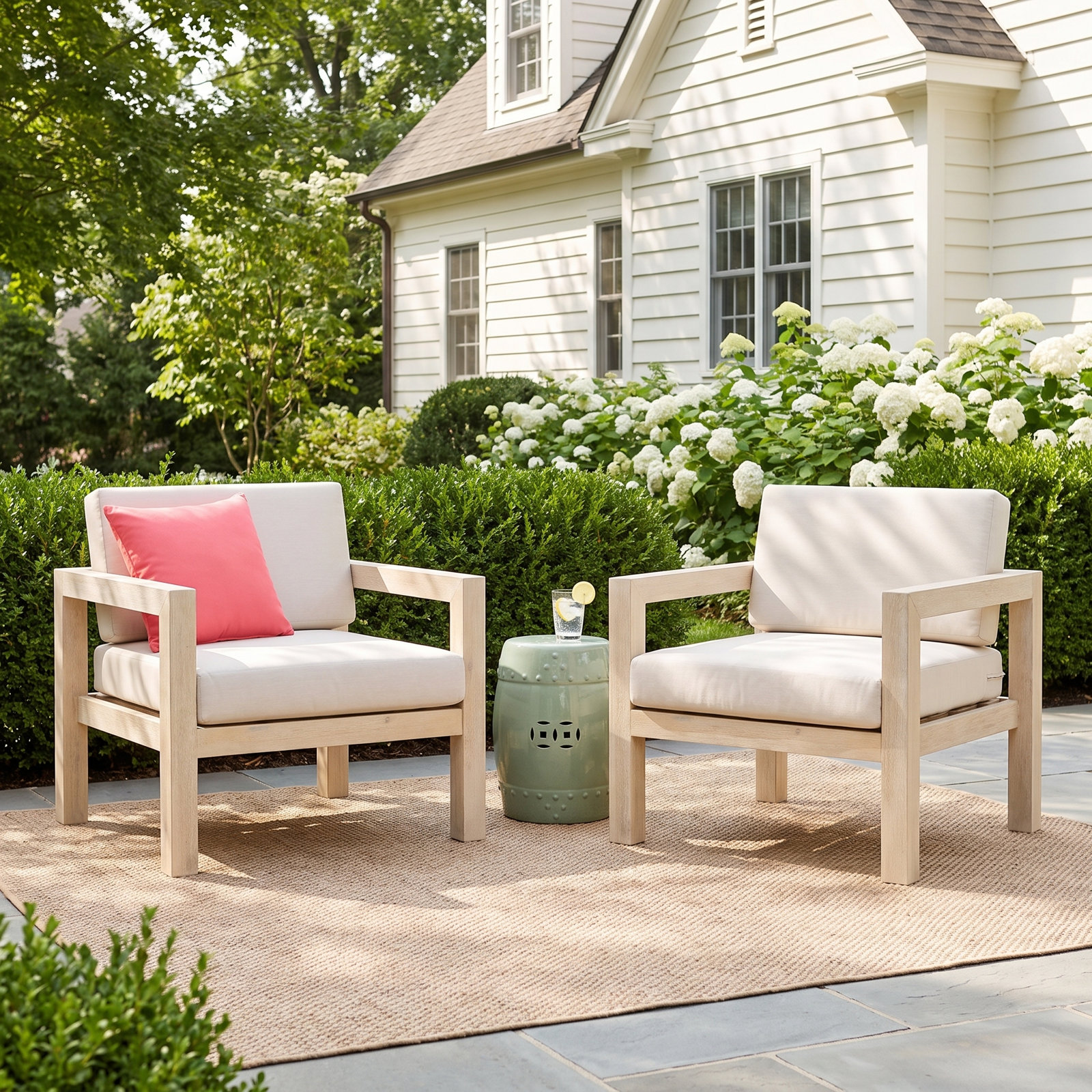 Rosa Eucalyptus Patio Lounge Chair
