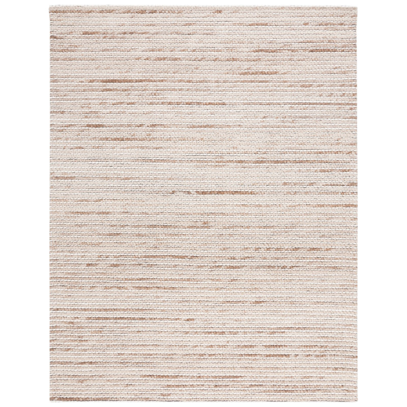 Sumler Hand Woven Wool Striped Rug, Rectangle 3' x 5'