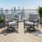 2-Piece All-Aluminum Outdoor Swivel Rocking Armchairs With Cushions-892307204