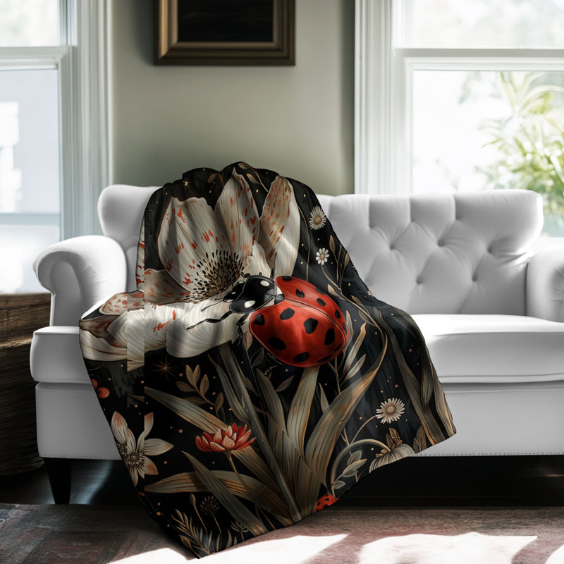  Couverture Floral Fauna Fusion, L 80 po x l 60 po