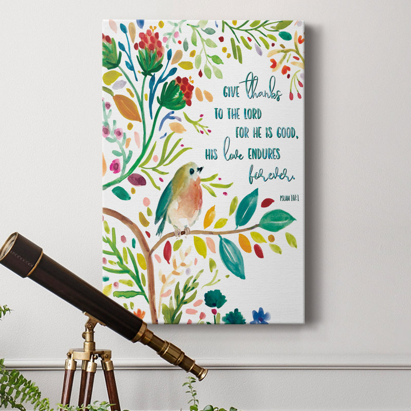 Offrez des mercis - peinture sur toile tendue, H 18 po x l 12 po x P 1 po