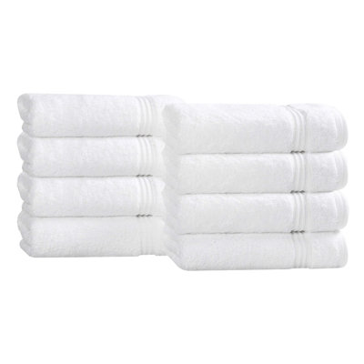 Oleg Egyptian-Quality Cotton Highly Absorbent Medium Weight Hand Towel Set