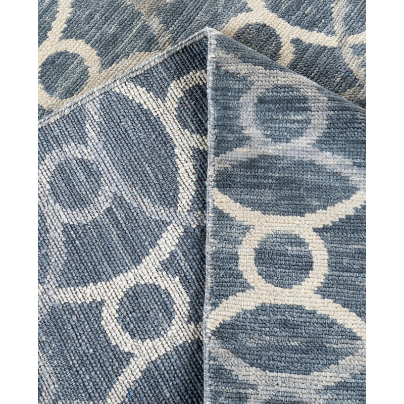 Overdyed One-of-a-Kind 9' 1" X 12' 1" Hand Knotted Area Rug