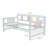 Twin Size Wood Daybed with Slats-765518296