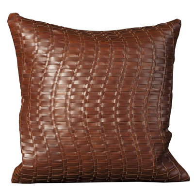 Coussin en cuir