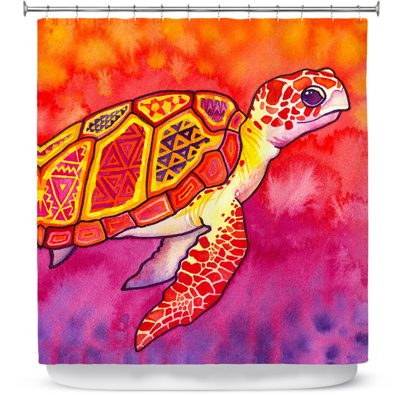 Rideau de douche simple sea turtle Dreyer