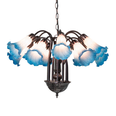 Tiffany 12 - Light Chandelier