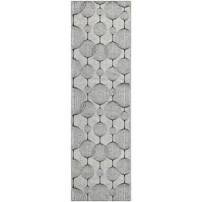 Premium Machine Washable Prisco Graphite Rug