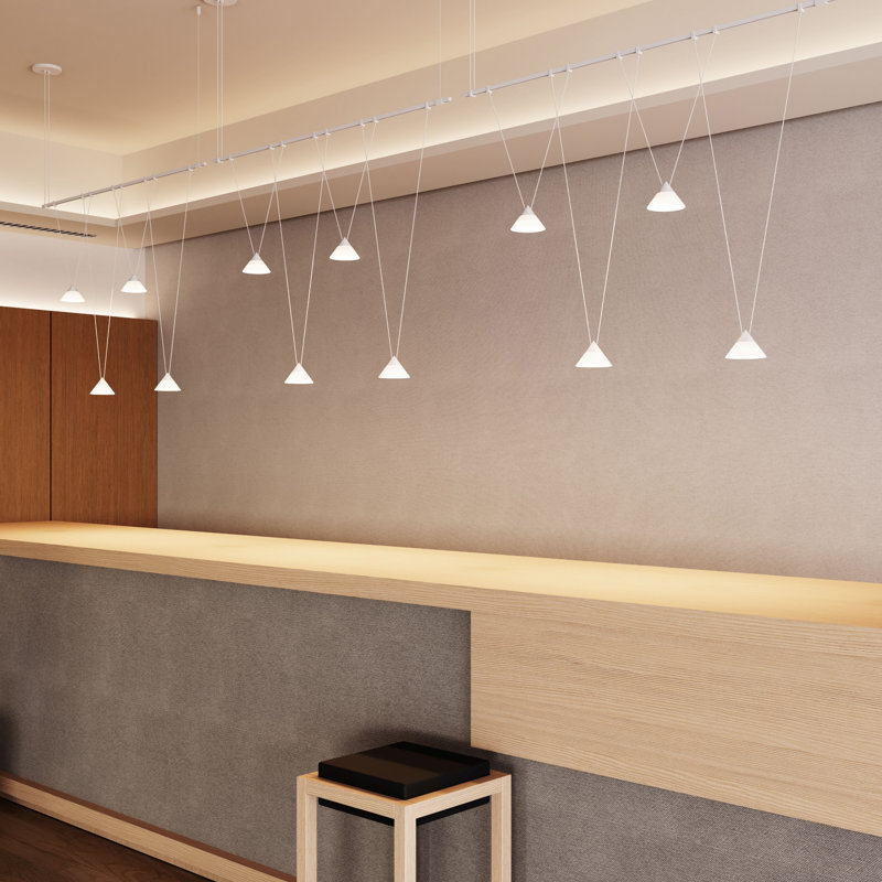 Suspenders® 4 - Light LED Pendant, Satin White