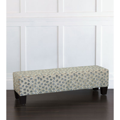 Ocelot Rayon / Viscose Upholstered Bench