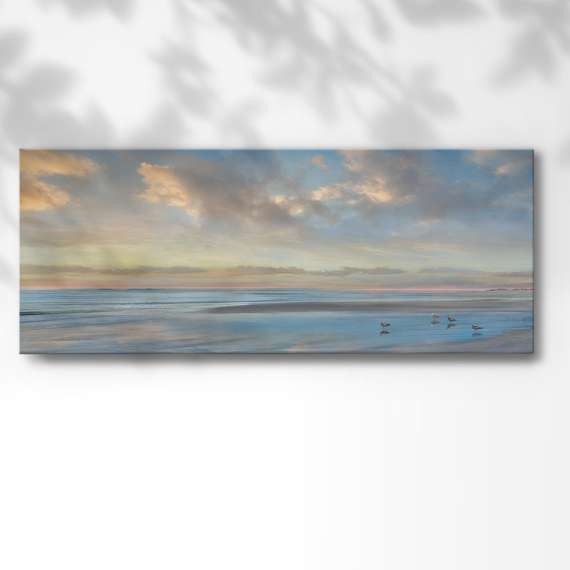 Perfect View Malibu - reproduction d'art sur toile tendue, H 24 po x l 60 po x P 1,5 po