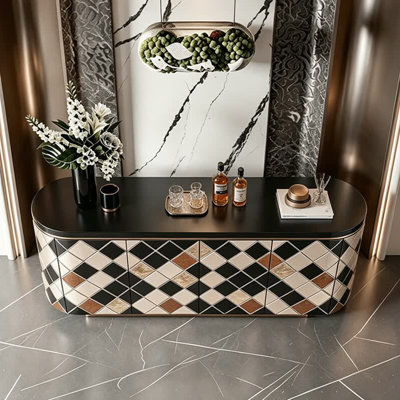 Italian-style minimalist and high-end sideboard