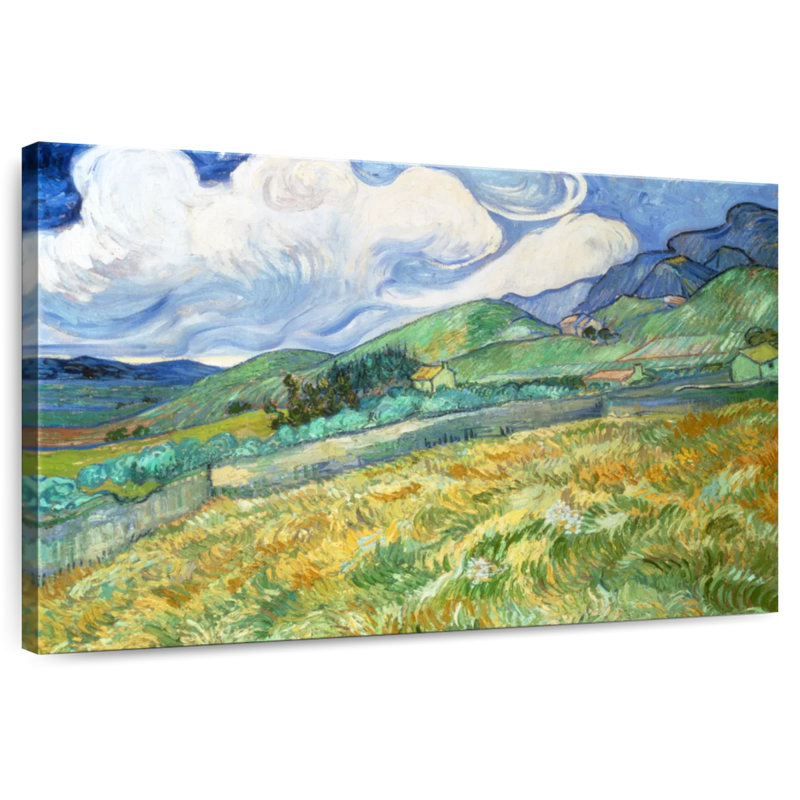 Alvord, paysage de Saint-Remy, H 30 po x l 45 po