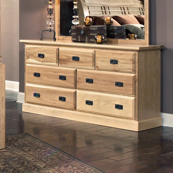 Arvilla 7-drawer Solid Wood Dresser