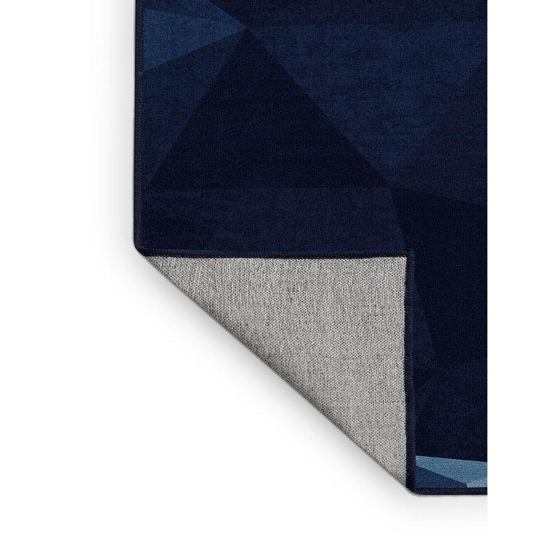 Tapis géométrique chic et luxueux lavable à la machine Bridgewater, 6 X 9