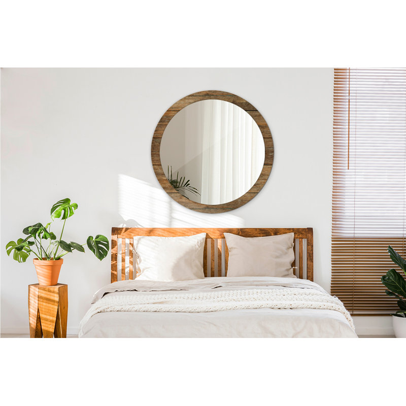 Huldar Glass Flat Wall Mirror