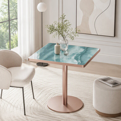 Table de salle à manger en pierre frittée 31,5 po
