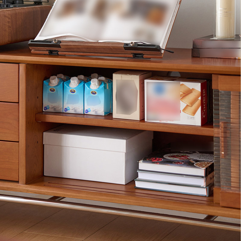 Tea table paired with TV stand combination
