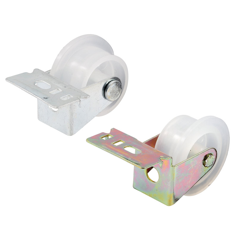 Ensemble de rouleau de guidage de tiroir Prime-Line, 1 po de diamètre, roue en plastique sur acier
