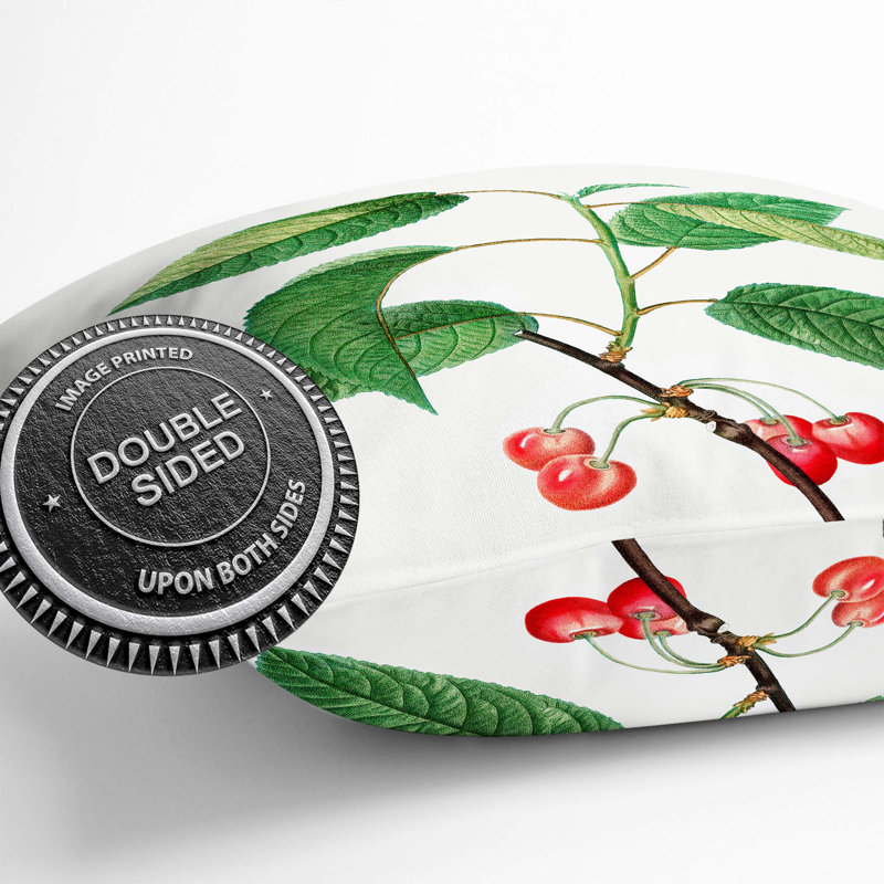 Floral Square Throw Cushion, 40cm H x 40cm W x 15cm D