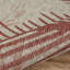 Tapis tissé à la machine rouge / gris Weilers-68015848