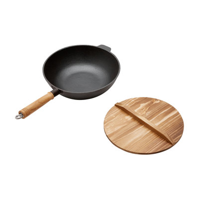 Reinold 31cm Cast Iron Grill Pan / Griddle Set