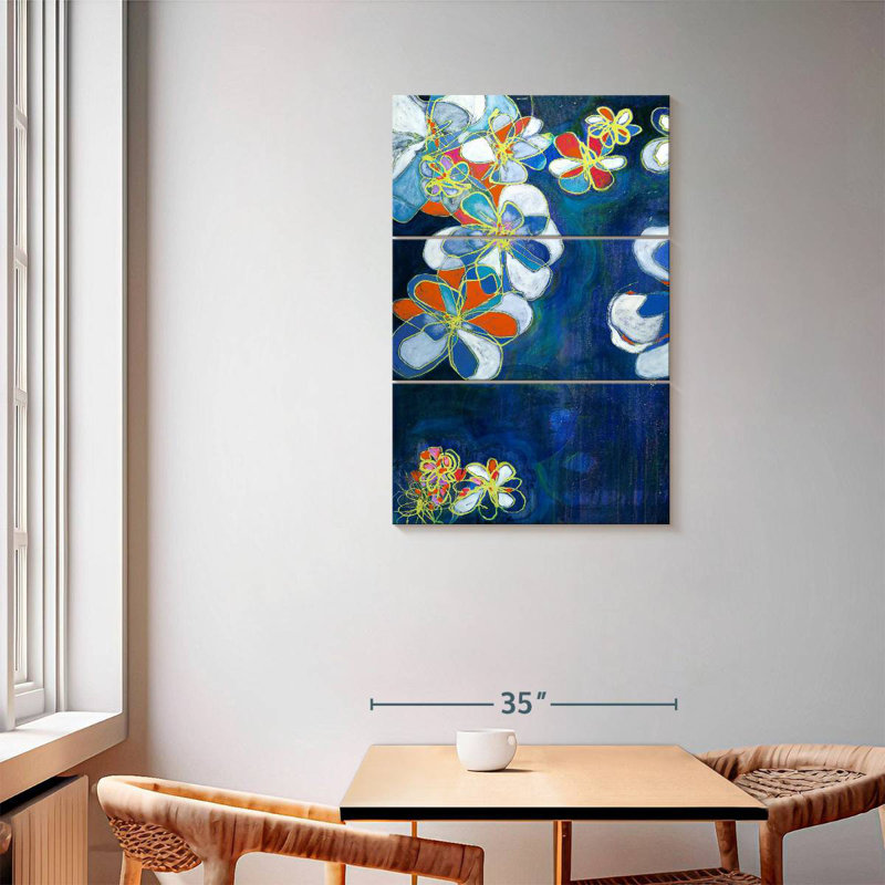 Harnek Night Blooms I, H 57 po x l 36 po