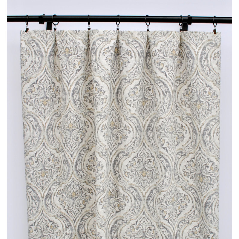 Neidigh Cotton Room Darkening Curtain Pair, 25" W x 96" L