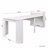 Modern Extendable Dining Table With Storage-442340586