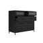 EDISON MATTE BLACK / REEDED CHEST