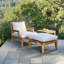 Mendocino Outdoor Square Teak Side Table