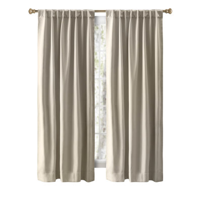 Ardelle Pure Blackout Premium Woven Yarns in a Thermal Rod Pocket w/ Backtabs Curtain Panel
