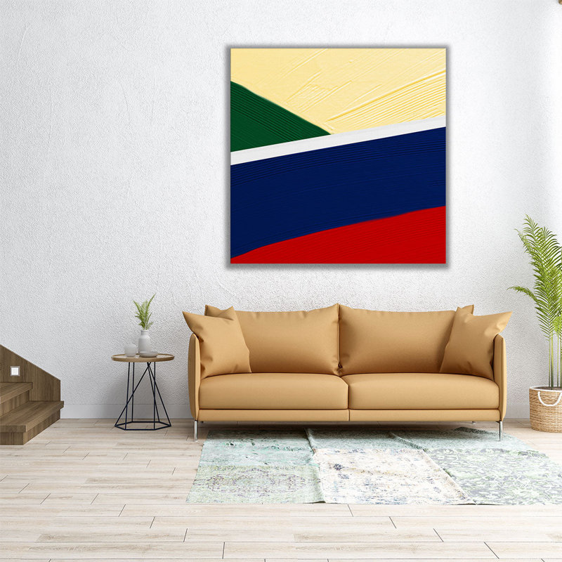 Stacked Color Square 1 - reproduction d'art sur toile, H 24 po x l 24 po