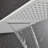 Wall Mounted Waterfall Shower System with Bodysprays-110680176