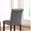 Tabouret à hauteur de comptoir touffeté en bois massif Leviton, ensemble de 2, sièges confortables et élégants pour les cuisines et les bars modernes-967337543