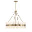 Lustre 6 lumières Bancroft en laiton noble-1272334922