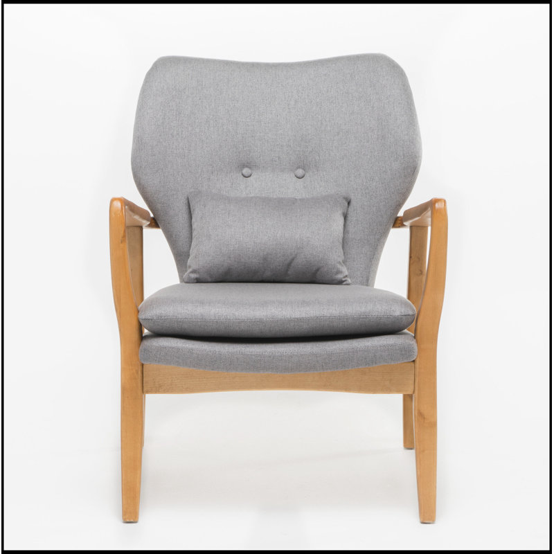 Fauteuil capitonné polyvalent avec quatre pieds stables pour diverses utilisations