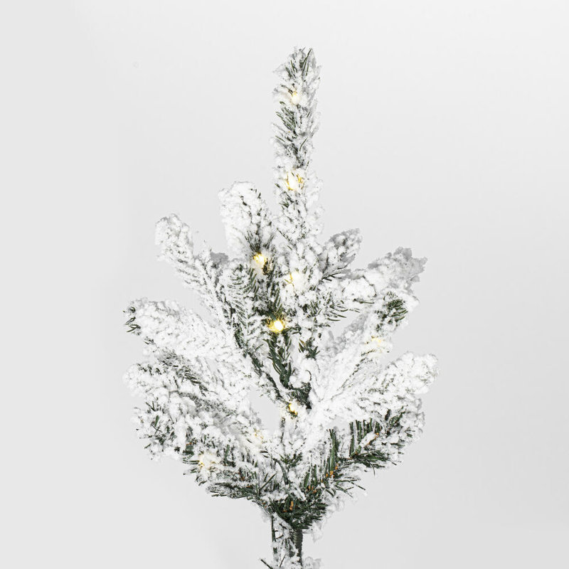 Giusta Lighted Artificial Christmas Tree, 7.5'