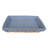 Wicker Display Tray Basket with Checked Lining-1781744844