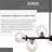 8 Light  Glass Mid Century Chandelier-947264661