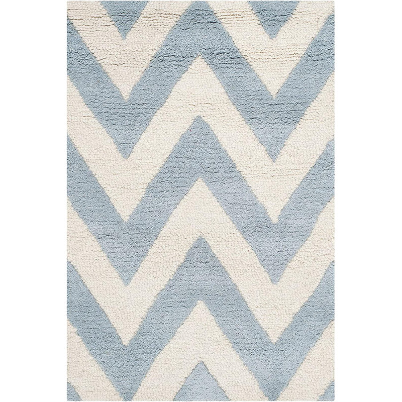Tapis en laine touffeté à la main Sanyla, Rectangle 3 pi x 5 pi