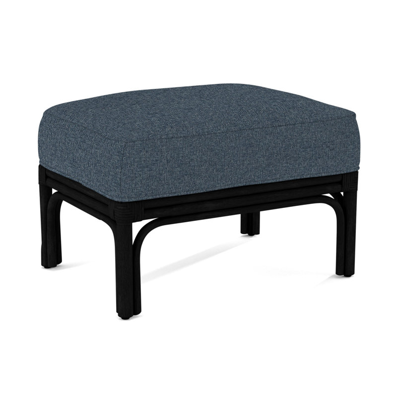 Boca Ottoman, Brown Geometric, 0456-33, Black