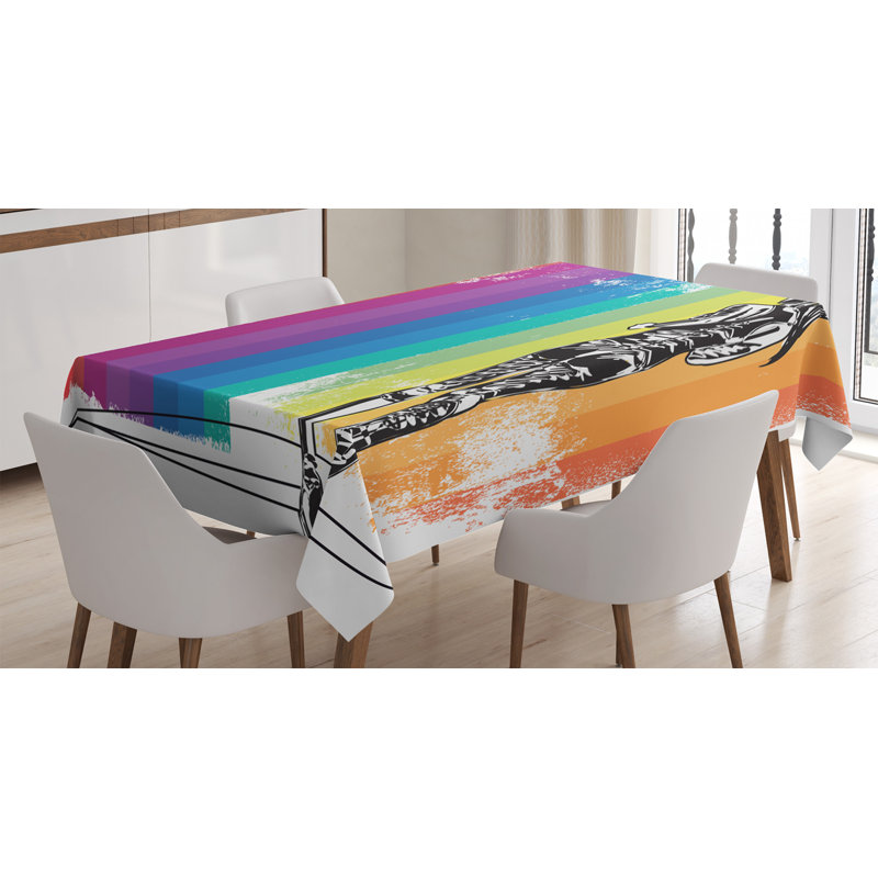 Olympics Tablecloth, 84" L x 60" W