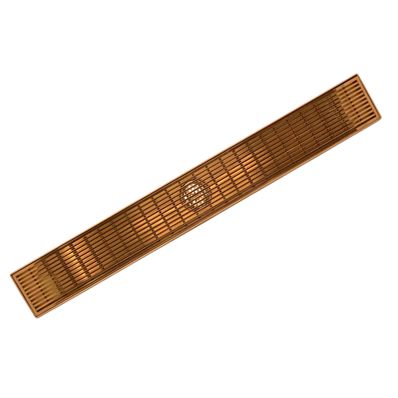 3.19'' W Linear Grid, Rose Gold